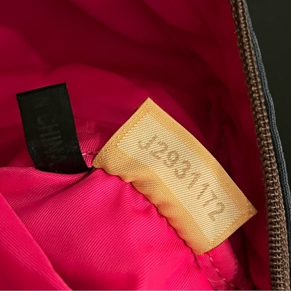 Dooney & Bourke vintage mini crossbody bag, canvas and leather trim - Picture 6 of 13